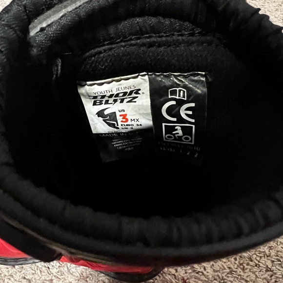 Kids Thor Blitz motocross boots - Picture 3 of 4